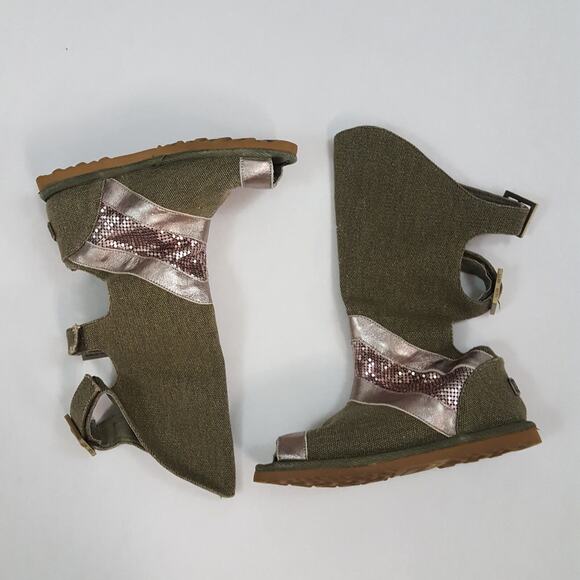 Australia Luxe Womens 5 Gladiator Boot Sandals Sherazade Buckle Open Toe Mad Max - Picture 8 of 11